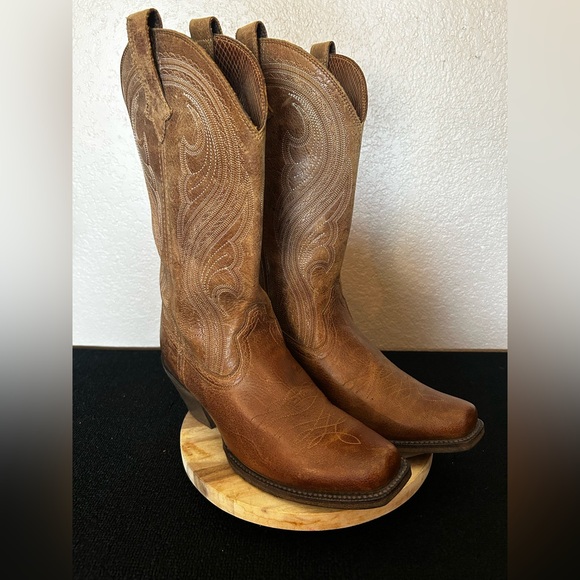 Ariat Lively Womens Size US 9BTan Brown Western Cowboy Cowgirl Boots 10019864 - Picture 6 of 12